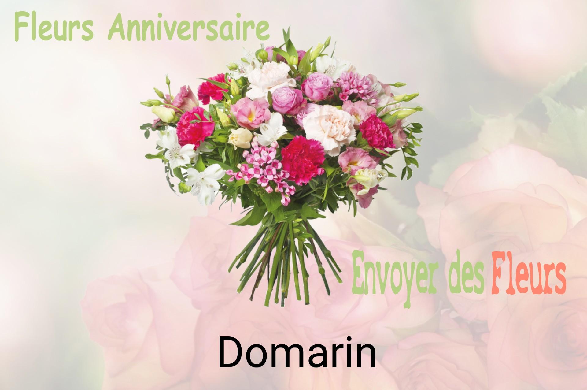 Bouquet de fleurs d’anniversaire livré à Domarin