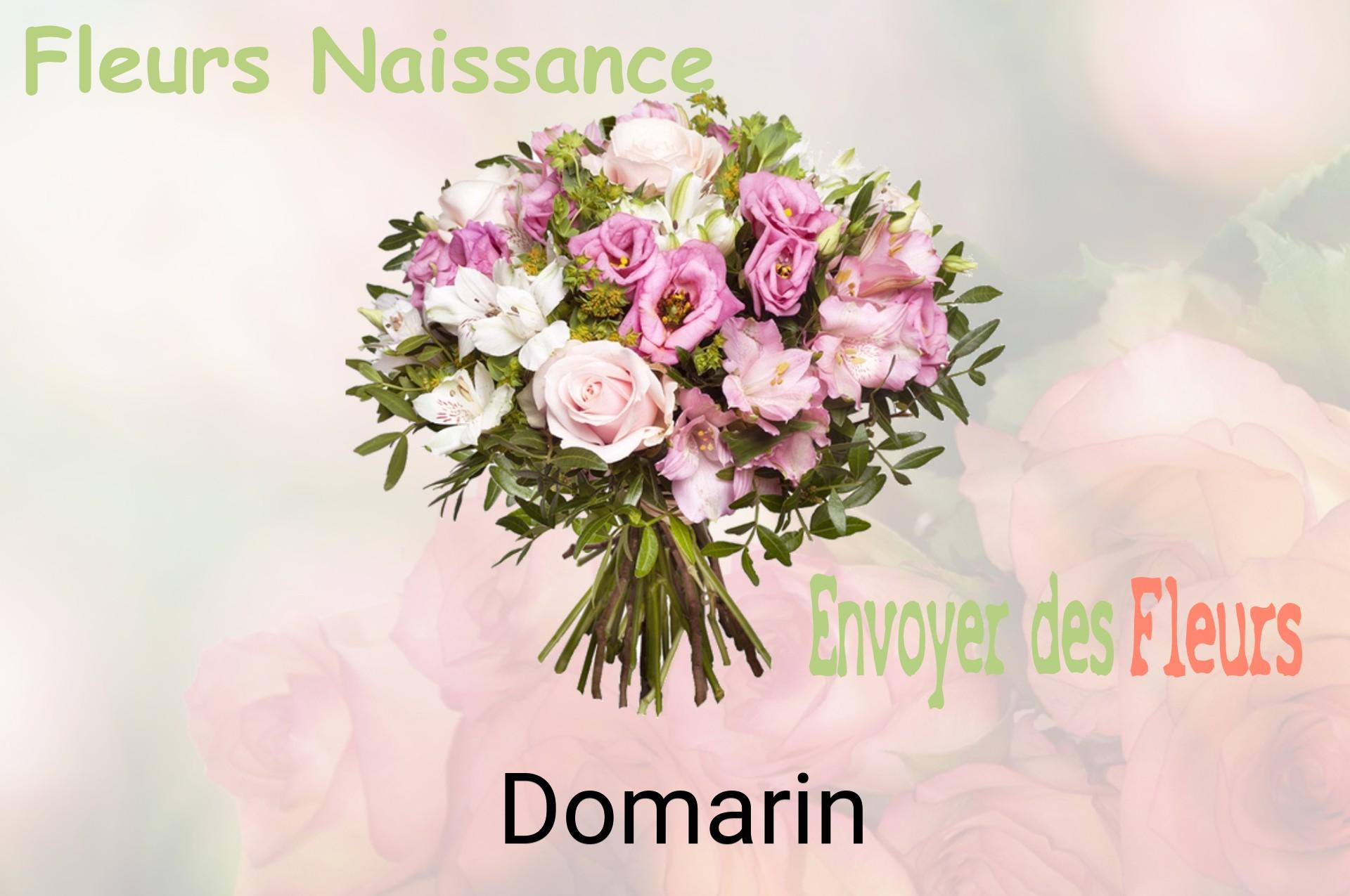 Bouquet de fleurs de naissance livré à Domarin